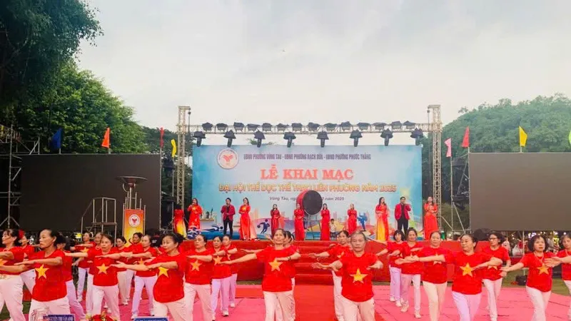 Sôi nổi Đại hội thể dục thể thao liên phường 2025