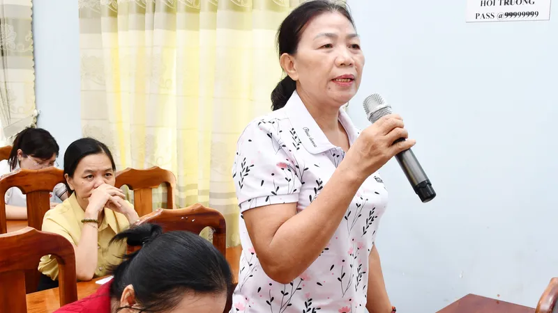 Phường Tam Thắng: Đối thoại để tranh thủ sự đồng thuận với người dân 