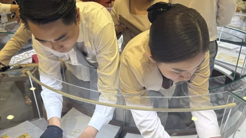 Thị trường vàng "giảm nhiệt" đầu tuần