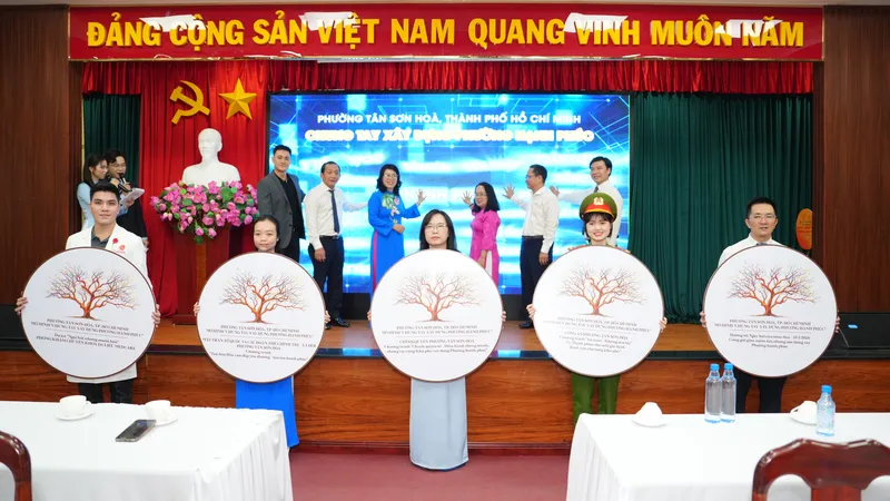 Phường Tân Sơn Hòa: Ra mắt mô hình “Chung tay xây dựng phường hạnh phúc”