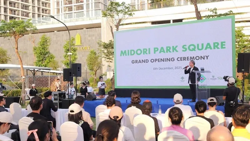 Mở rộng Khu Thương mại Midori Park Square tại phường Bình Dương