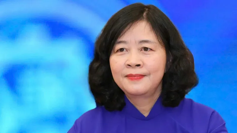 Đồng chí Bùi Thị Minh Hoài, Ủy viên Bộ Chính trị, Bí thư Trung ương Đảng, Chủ tịch Ủy ban Trung ương MTTQ Việt Nam 
