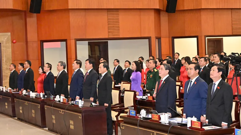 Bí thư Thành ủy TPHCM Trần Lưu Quang dự và phát biểu chỉ đạo tại kỳ họp thứ nhất HĐND TPHCM khóa XI