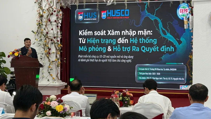 Các đại biểu dự Hội nghị nhận định tình hình khí tượng thủy văn thời hạn mùa năm 2026. Ảnh: LP