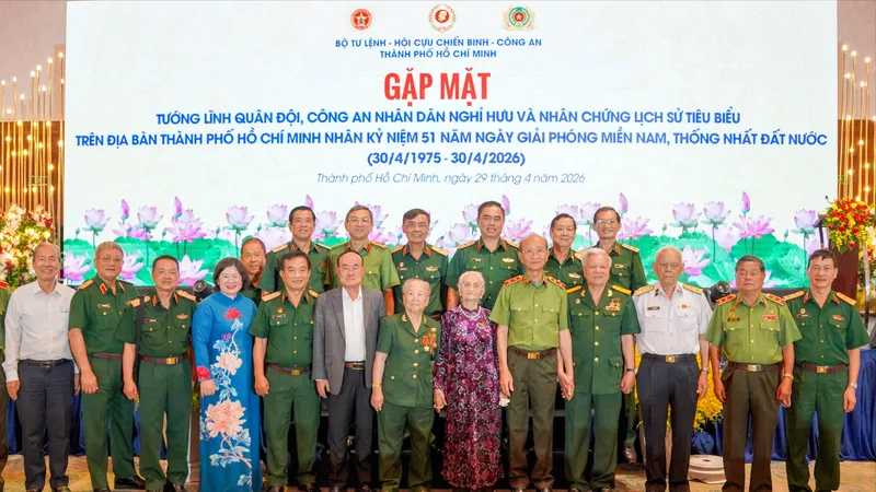 Gặp mặt tướng lĩnh Quân đội và Công an nghỉ hưu