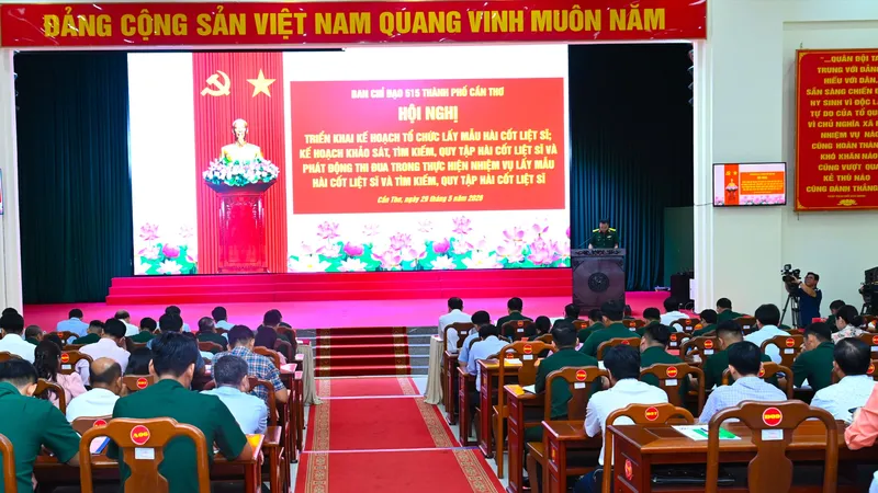 Cần Thơ giám định ADN 5.122 hài cốt liệt sĩ
