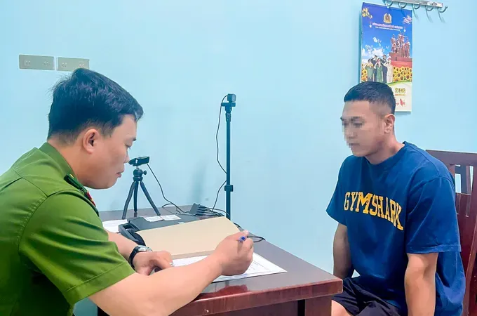 张源辉在公安机关。