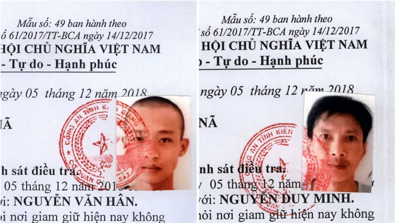 Bắt được 2 phạm nhân khoét tường trốn khỏi trại giam