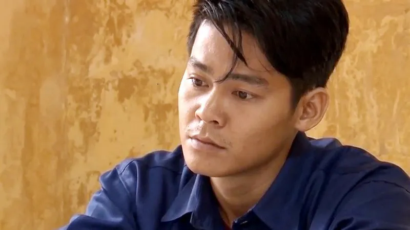 Đối tượng Nhã tại cơ quan điều tra