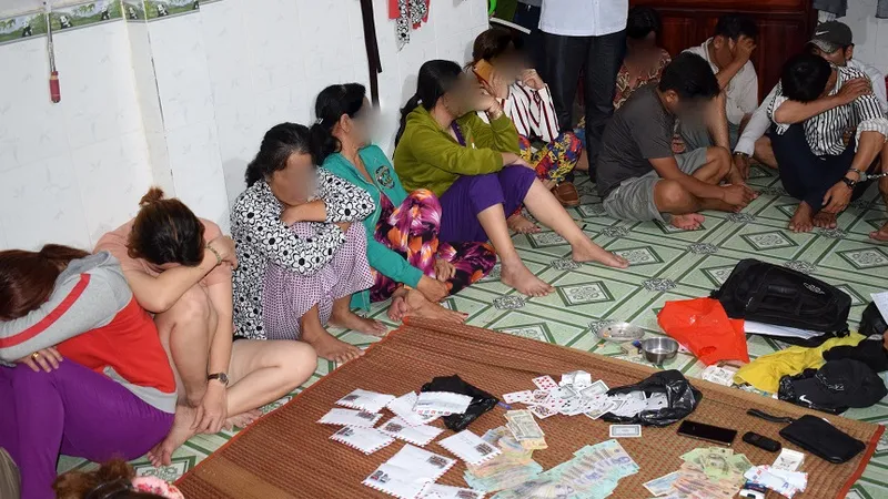 Hiện trường vụ đánh bạc
