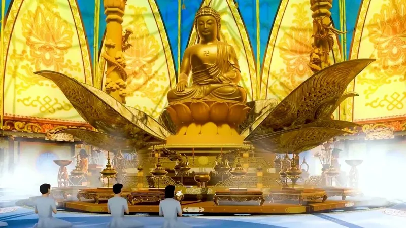 Xây tượng Phật tại Tân Huê Viên có phải xin phép?