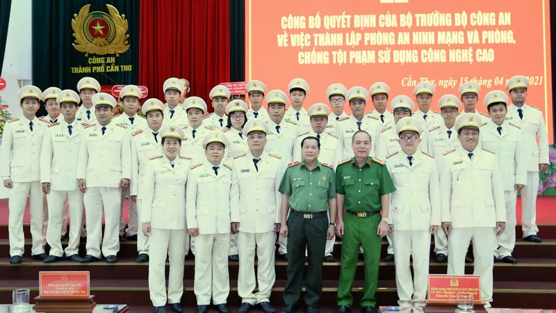 Công an TP Cần Thơ thành lập Phòng An ninh mạng và phòng, chống tội phạm sử dụng công nghệ cao 