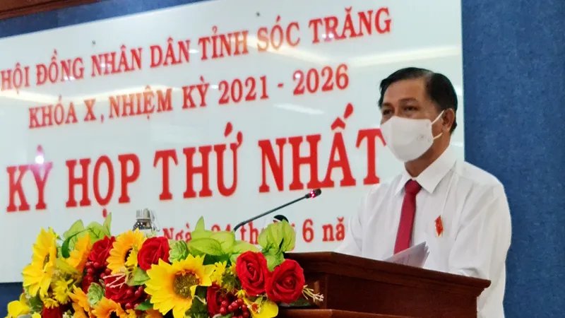 Ông Trần Văn Lâu tái đắc cử Chủ tịch UBND tỉnh Sóc Trăng