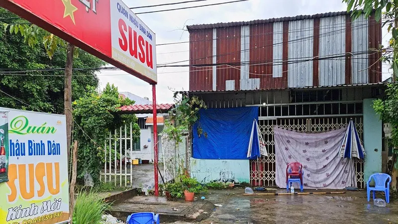 Quán nhậu Su Su trên địa bàn TP Sóc Trăng, nơi xảy ra án mạng