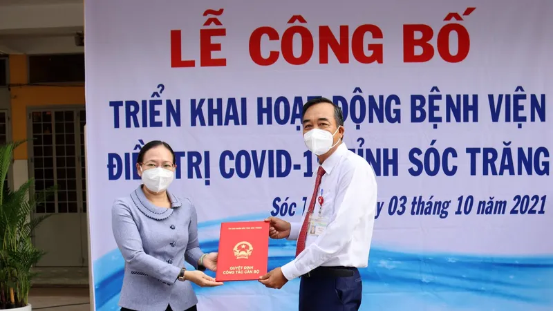 Sóc Trăng đưa bệnh viện điều trị Covid-19 vào hoạt động