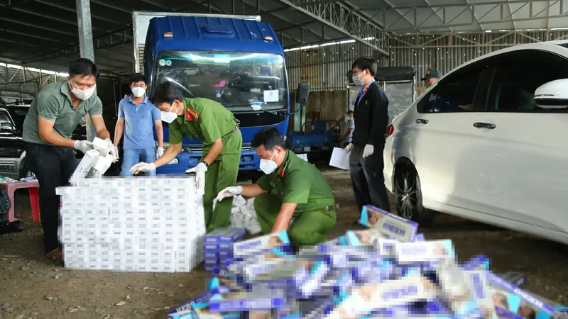 Tang vật bị lực lượng chức năng phát hiện