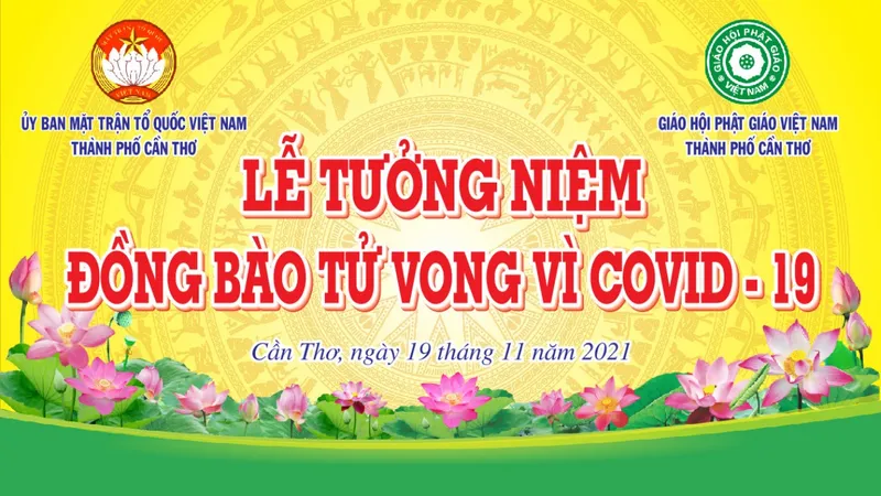 Nhiều tỉnh ĐBSCL hưởng ứng lễ tưởng niệm đồng bào tử vong và cán bộ, chiến sĩ hy sinh trong đại dịch Covid-19