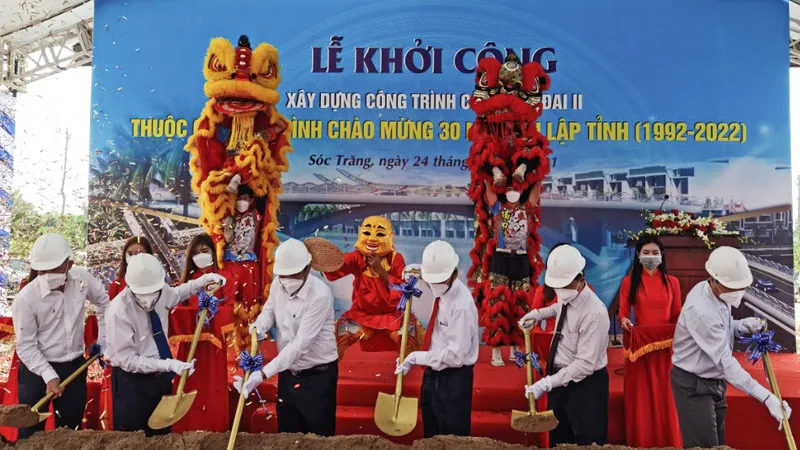 Sóc Trăng khởi công 2 cầu giao thông hơn 300 tỷ đồng