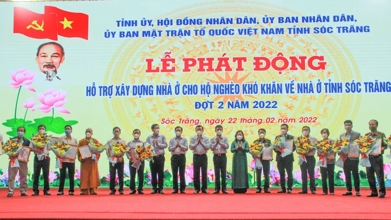Sóc Trăng triển khai vận động xây dựng gần 2.000 căn nhà cho hộ nghèo