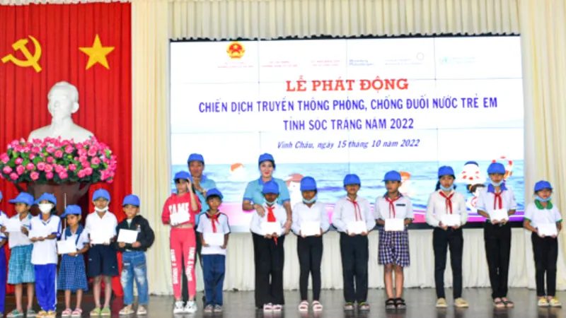 Sóc Trăng: Phát động chiến dịch phòng, chống đuối nước ở trẻ em