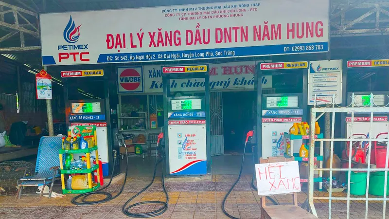 Sóc Trăng kiến nghị phân bổ 75.000m³ xăng dầu đến cuối năm
