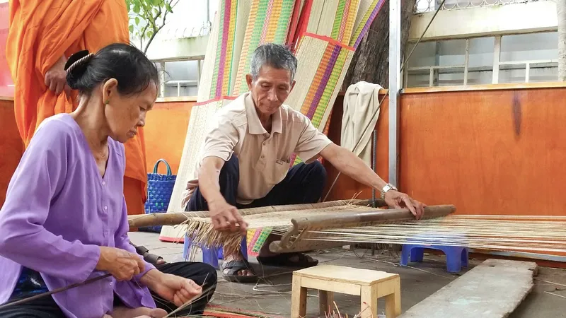 Không gian tết xưa tại “Sắc xuân miệt vườn”