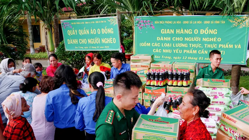 Sóc Trăng: Xuân Biên phòng ấm lòng dân bản