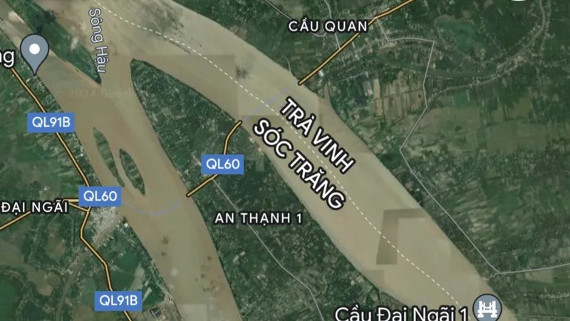 Đưa vào khai thác mỏ cát hơn 1,14 triệu mét khối trên sông Hậu