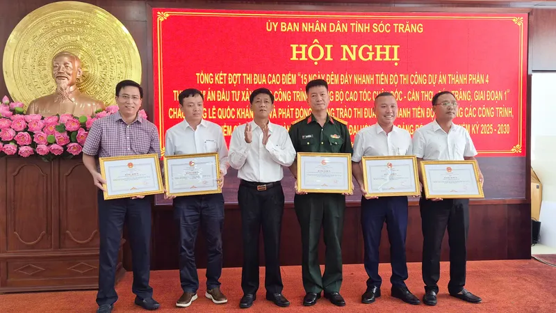 Sóc Trăng phát động thi đua thi công các dự án trọng điểm 