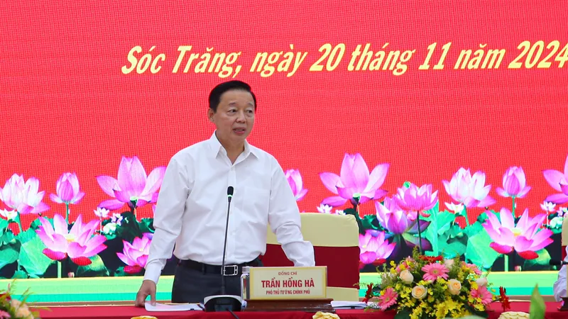 Phó Thủ tướng Trần Hồng Hà: Đảm bảo nguồn cát, đá để các dự án cao tốc ở ĐBSCL về đích đúng hạn