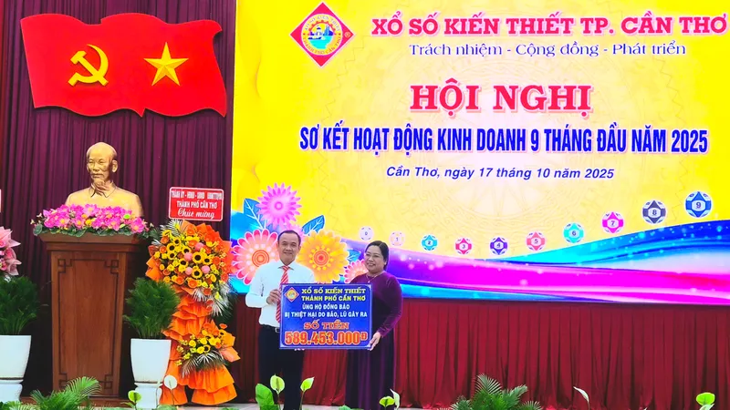 Xổ số kiến thiết Cần Thơ: 9 tháng nộp ngân sách hơn 1.800 tỷ đồng