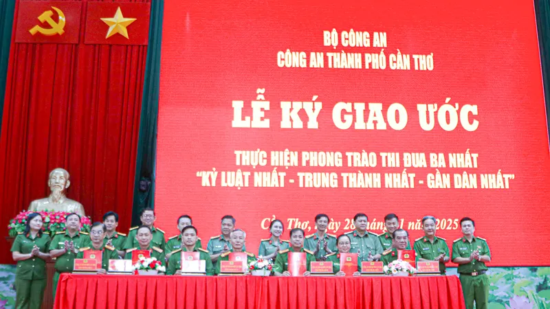 Công an TP Cần Thơ triển khai phong trào thi đua “Ba nhất”