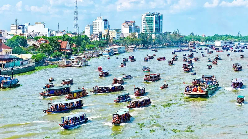Rộn ràng lễ hội Tống phong vùng sông nước Cần Thơ