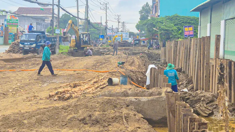 Thi công dự án nâng cấp, mở rộng quốc lộ 91