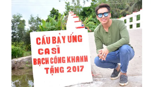 Bạch Công Khanh xây cầu nửa tỷ cho người dân