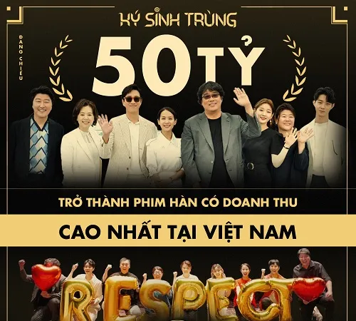 Thu gần 50 tỷ đồng, phim Ký sinh trùng là phim Hàn có doanh thu cao nhất tại Việt Nam