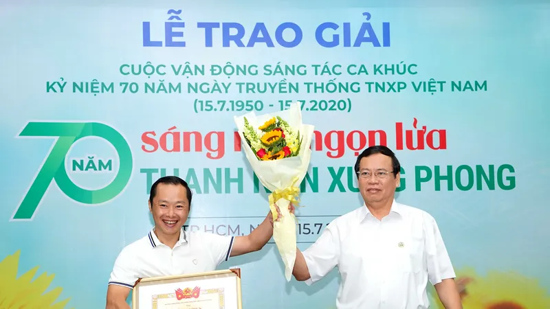 8 tác phẩm đoạt giải Cuộc vận động sáng tác ca khúc kỷ niệm 70 năm ngày truyền thống lực lượng TNXP Việt Nam