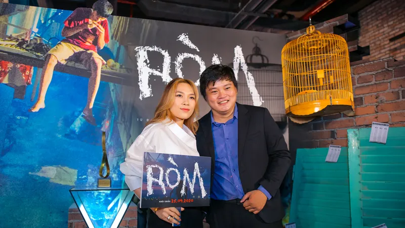 Mỹ Tâm, Trấn Thành, Karik, Wowy xuất hiện tại lễ ra mắt phim "Ròm"