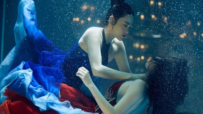 Chị chị em em 2: Hé lộ màn giao chiến dưới nước của 2 mỹ nhân