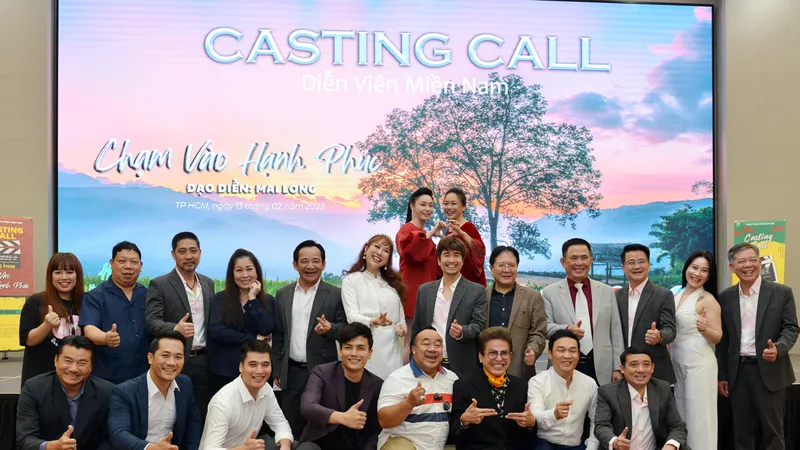 Nghệ sĩ hai miền đổ bộ buổi casting phim "Chạm vào hạnh phúc" 