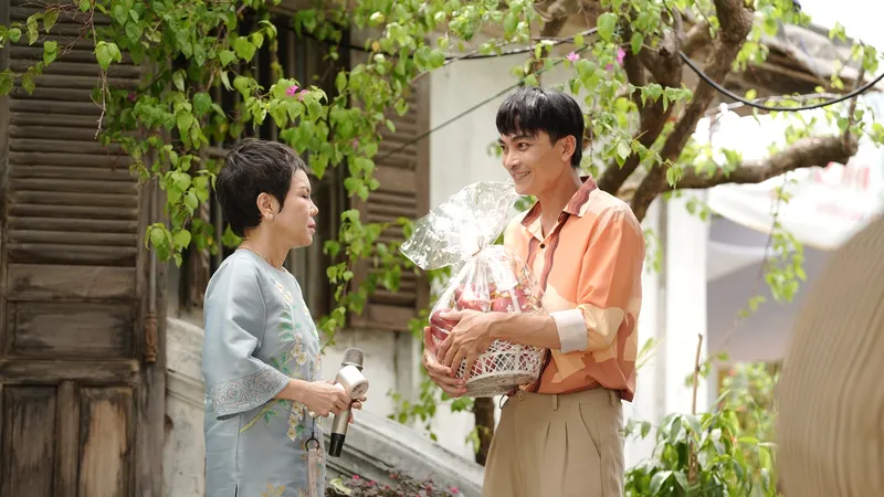 Khương Ngọc cũng đảm nhận một vai nhỏ trong Chị dâu. Ảnh: ĐPCC