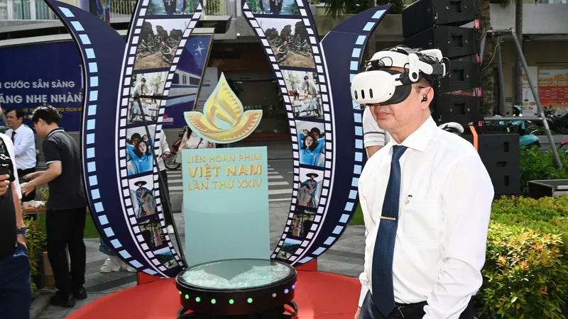 Áp dụng công nghệ thực tế ảo trong triển lãm tại LHP Việt Nam 2025