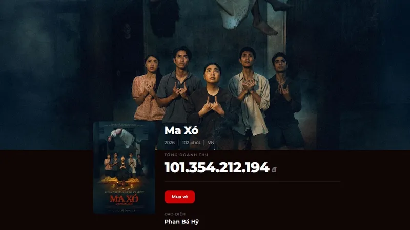 Phim “Ma xó” vượt mốc doanh thu trăm tỷ đồng