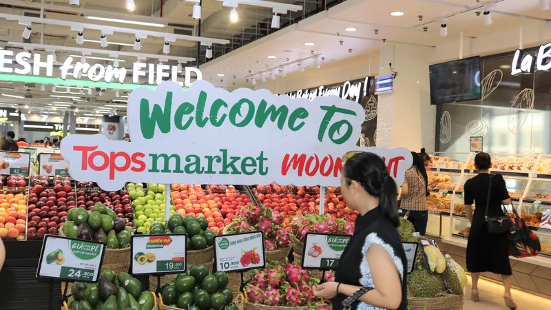 khai trương siêu thị Tops Market phiên bản mới tại Việt Nam ​