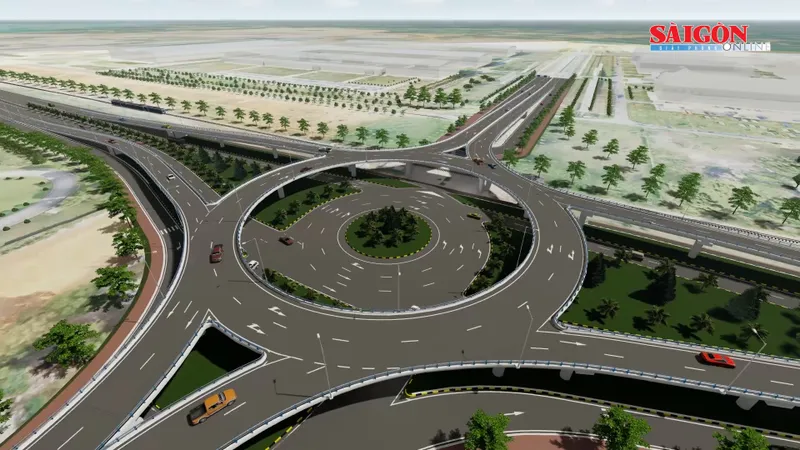 Khởi công nút giao vòng xuyến hai tầng 600 tỷ đồng giữa Quốc lộ 1A và đường sắt Bắc - Nam