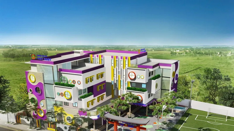 Trường học nhiều cấp học Việt Nhật 