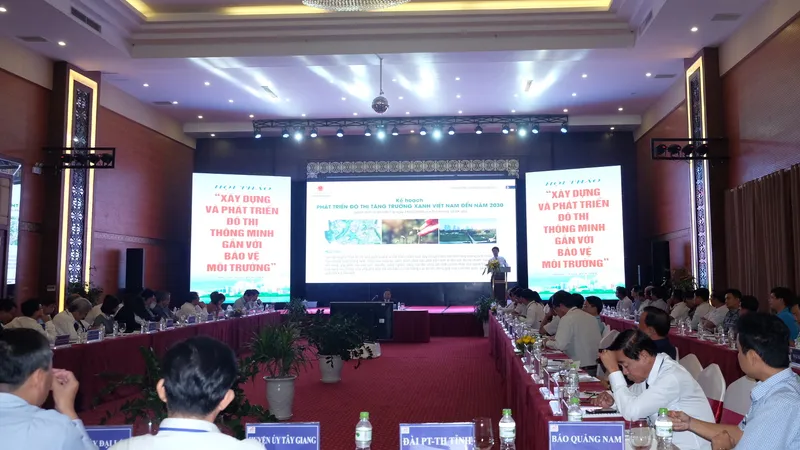 UBND tỉnh Quảng Nam và Đại sứ quán Nhật Bản tại Việt Nam tổ chức Hội thảo “Xây dựng và phát triển đô thị thông minh gắn với bảo vệ môi trường”
