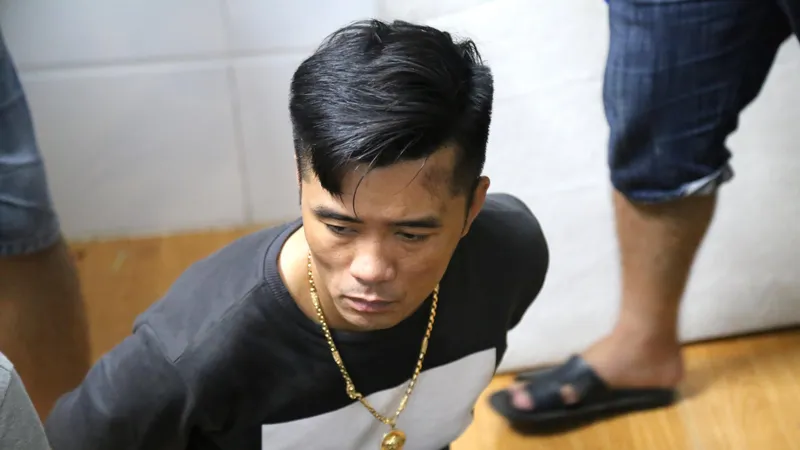 Đối tượng Lê Văn Quốc Vũ bị bắt
