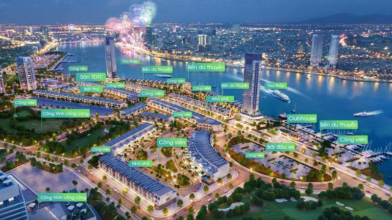Phối cảnh dự án Marina Complex được giới thiệu trên website datxanhdanang.vn