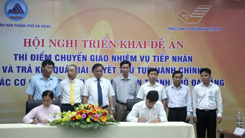 Các sở ngành, quận huyện TP Đà Nẵng ký kết thực hiện thí điểm đề án